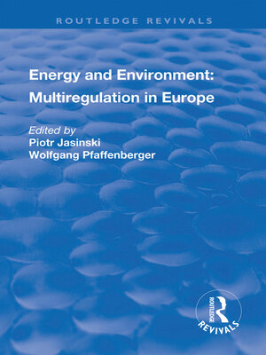 cover image of Energy and Environment